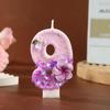 Two-Color Birthday Cake Number Candles Ornaments