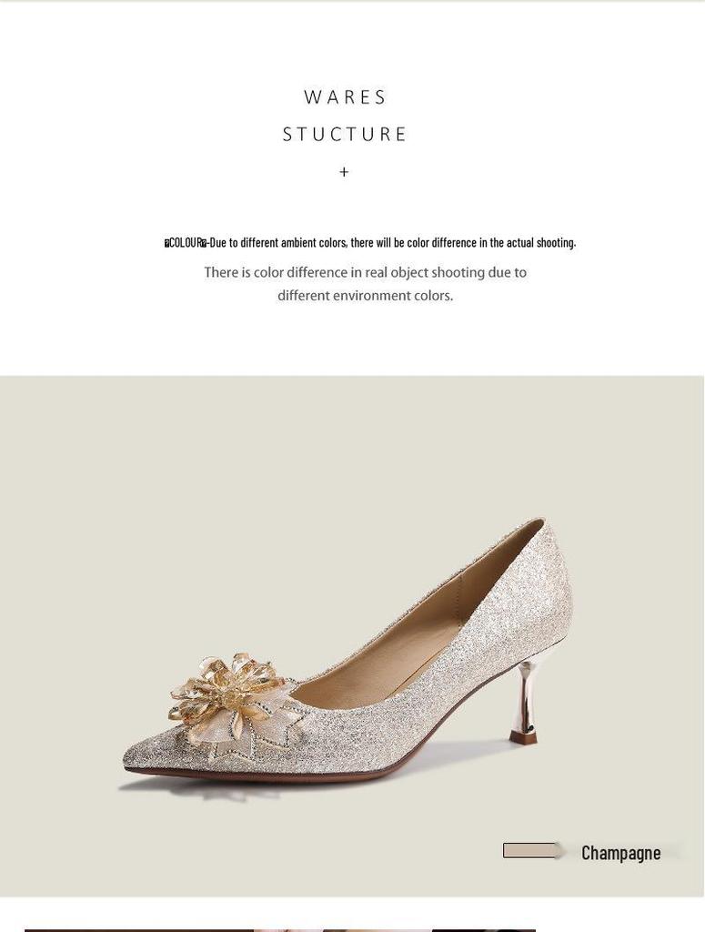 BEIJIANI Crystal Bow Stiletto Wedding & Bridesmaid Heels