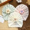 New Children's Head Jewelry Baby Breathable Mesh Hat Baby Five-petal Flower Sweet Fetal Hat Batch