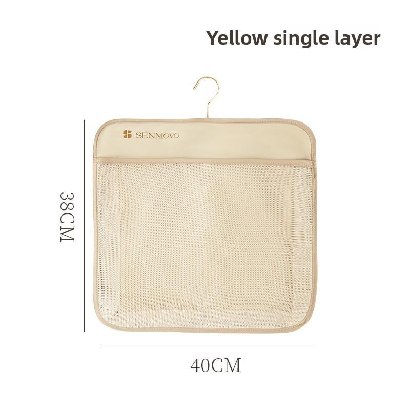Polyester Hanging Storage Bag With Multifunctional Organizer For Bedroom And Closet Use