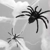 200g Halloween Spider Webs Stretch Cobwebs with 215 Plastic Spiders for Halloween Haunted House Indoor Outdoor