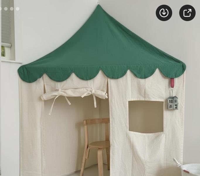 Koreanisches INS Kinderzelt: Indoor Kindergarten Spielhaus & Wandbehang Lese-Ecke Dekorationsspielzeug.