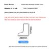 BWNK Disposable Rain Shoe Covers for Men, Women And Children, Non-Slip Thick High-Top Plastic Overshoes, 30-Pack