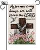 Christian Garden Ag Religious Cross Spring Vertical Double Sided Yard Outdoor Decorations 12.5 X 18 Inch XXP EEU SSL