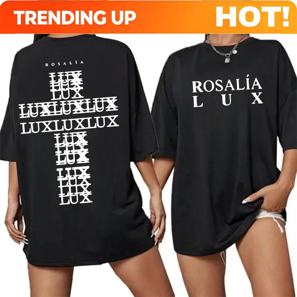 Rosalia Lux Tour 2026 Tshirt Vintage Graphic Print Cotton Tee Rosalia Tshirt Retro Fan Gift For Unisex And Unisex Fashion Tee Tops