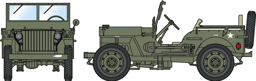 Fine Molds Scale US Army 4x4 Truck Slat Grille Plastic Model 82001 1/20 1/4-ton