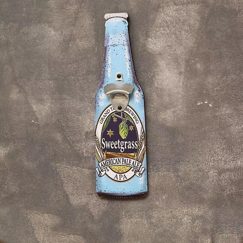 Personalized Creative Wall Pendant Bottle Opener For Restaurant Barbecue Shop Unique Bar Essential Decorative Wall Art