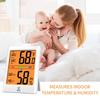 Temperature And Humidity Meter Wireless Indoor Outdoor Backlight Magnetic Digital LCD Temperature Sensor