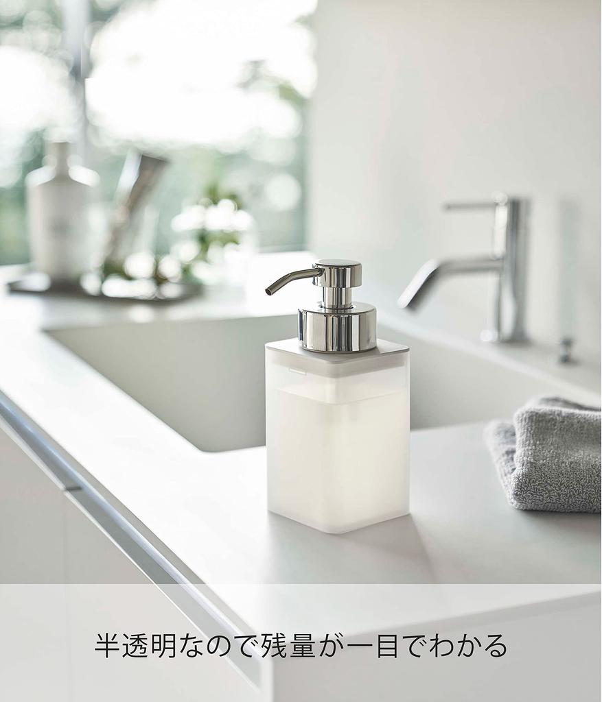 Yamazaki Foam Refill 7cm W x D x 17cm for Mist Foam Easy to Product Number 5209 Dispenser, White, Approx. 9.5cm H, Detergent, Clean,