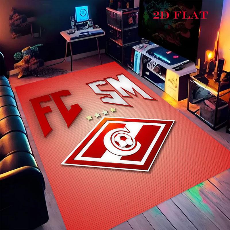 Spartak Moscow Fight Carpet Rug for Living Room Bedroom Home Sofa Decoration,Kids play Nonslip Floor Mat