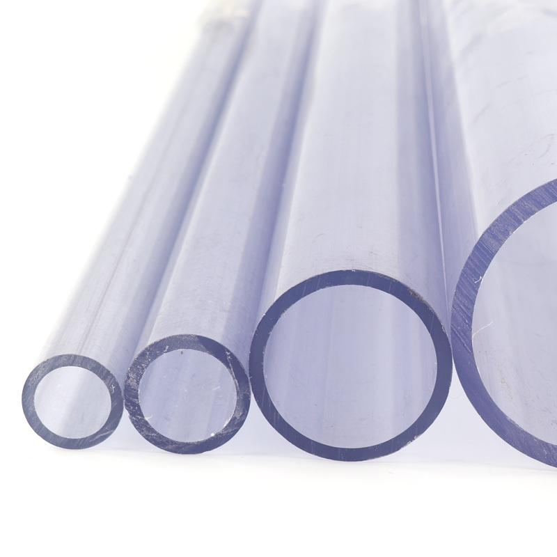 50cm Length 20mm~110mm PVC-U Pipe Water Pipe Garden Irrigation Transparent Tube Fish Tank Aquarium Pipe Drainage System Fittings