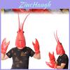 Masque Tête de Homard Dragon Gants Créatifs en Latex Pour Spectacle de Scène Accessoires Festifs de Cosplay