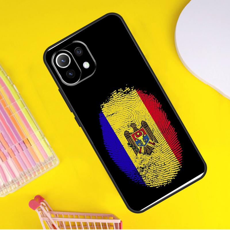 Bandeira da Moldávia Moldavos Capa Para Xiaomi 14 Ultra 13 11T 12T 13T 14T Pro POCO X6 X7 Pro X3 X5 F3 F5 F6 M6 Pro Capinha