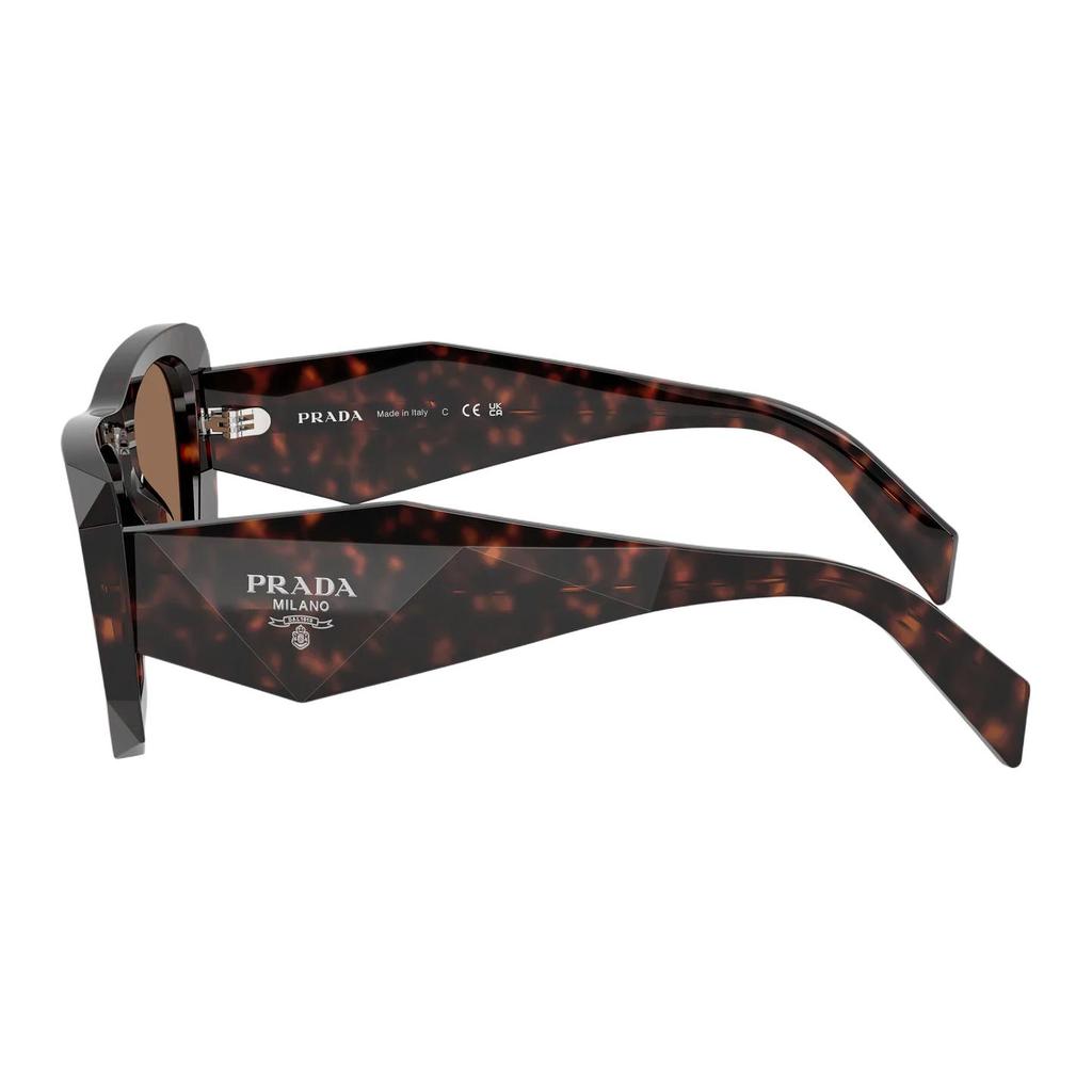 Prada Unique Design Acetate Square Sunglasses Women sunglasses Tortoise PR-B18S-17N06B
