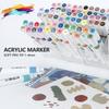 12-120 Acrylic Marker, Brush Acrylic Paint Pens for Art Supplies Fabric Paint Stone Glass Ceramic Wood Rock Christmas Card
