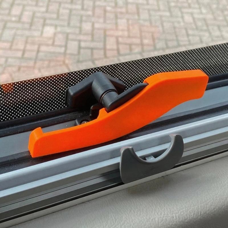 Sicherheitszubehör für Wohnmobile Kunststoff-Fensterriegel Stopp-Haken Drehung Zur Verbesserung der Einbruchsicherung Für die linke/rechte Seite