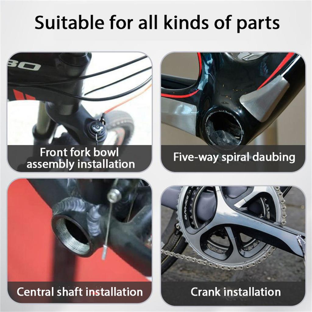 50g Bike Hub Bearing Grease Anti-creak Lubricant For Bottom Bracket Cassette White Lithium Grease For Mountain Road Bicycle Use
