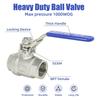 Stainless Steel Ball Valves Metal Threaded Water Pipe Connector 3/4inch Garden Hose Shut Close Valves Water Pipe Fitting