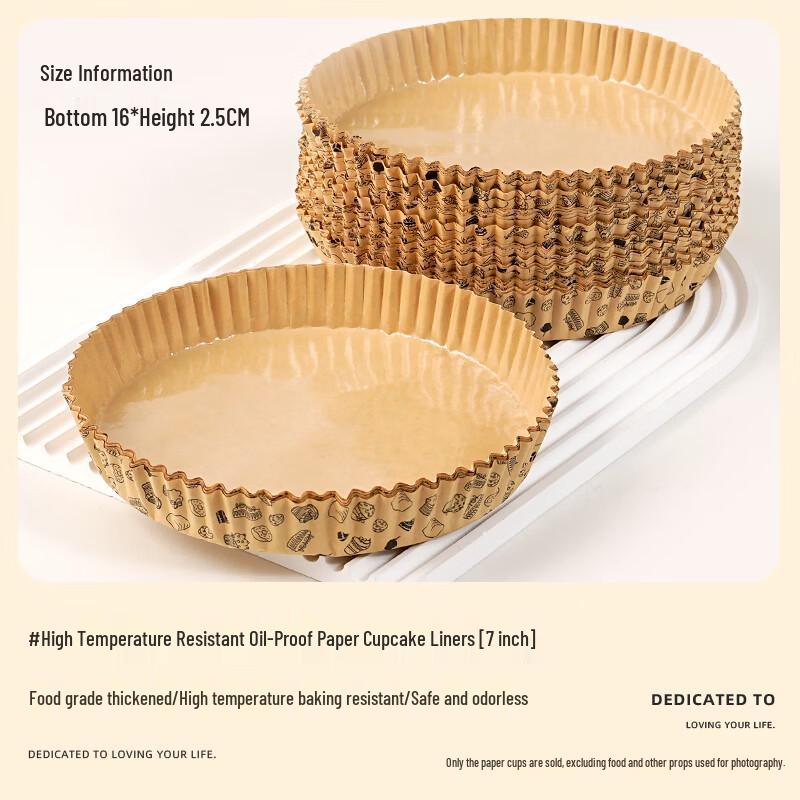 Einweg-Backpapier-Tabletts und -Förmchen