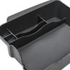 Car Center Console Organizer Tray Armrest Storage Box, Stowing Compartments, Auto Black