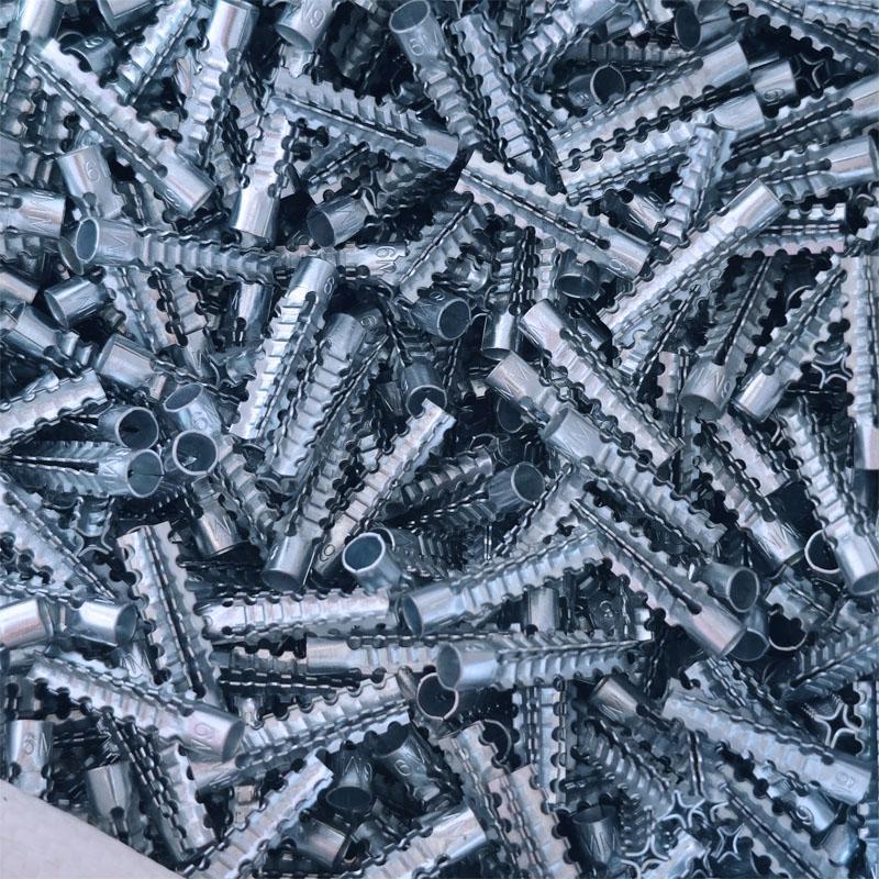 Metal Iron Expansion Screw: Replace Plastic Plugs with 6mm/8mm Serrated Self-Tapping Iron Expansion Plugs