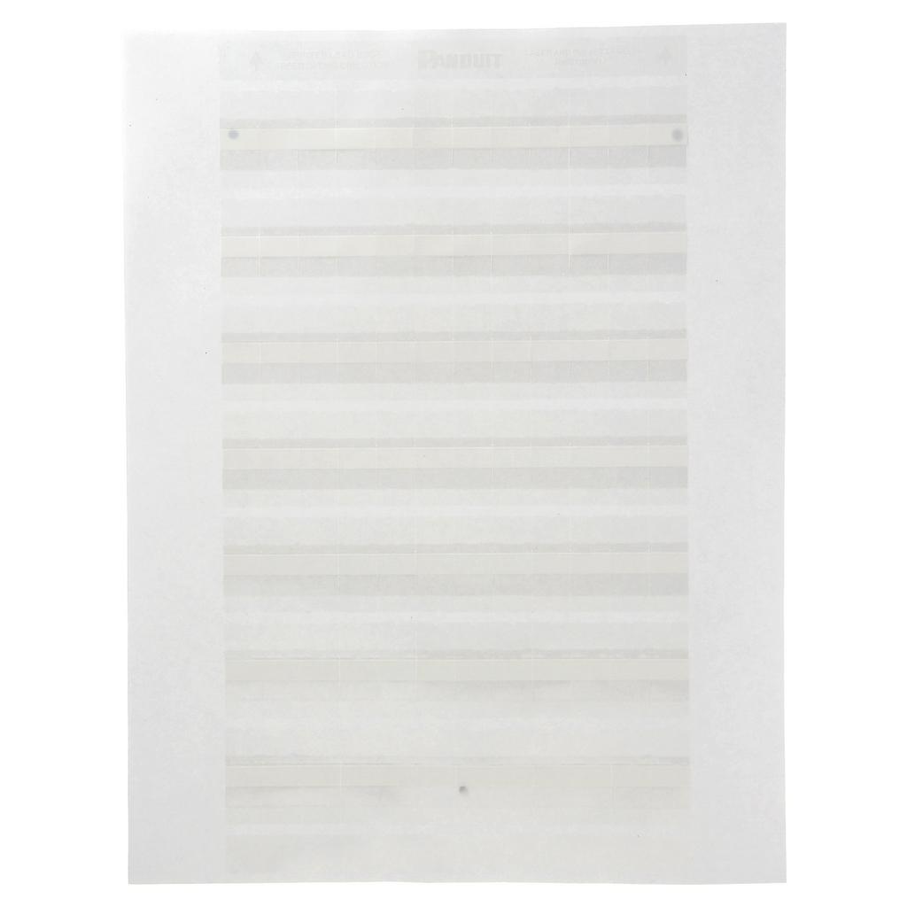 Panduit Rotary Labels for Laser x Print 1000 R100X150X1J Printers, White, 25.4mm 12.7mm Area, Labels,