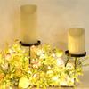 Easter Candle Holder 3-Tray Spring Metal Colorful Egg Desktop Decoration Table Iron Candle Holder Decor For Dining Living Room