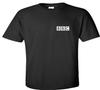 BBC Weißes Logo BRITISCH LUSTIGes Shirt RETRO LUSTIGe NACHRICHTEN Schwarzes Baumwoll-T-Shirt