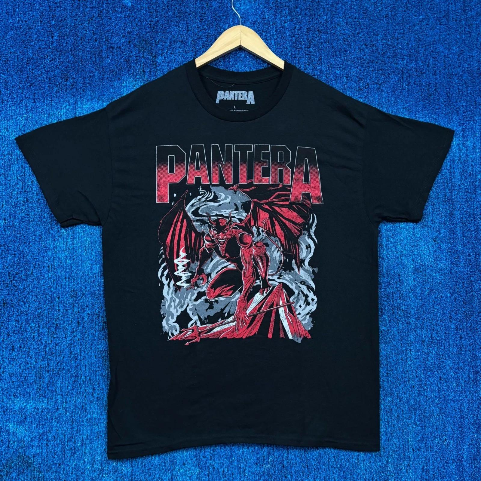Pantera Devil Cowboys From Hell Art Thrash Metal Band Tee L 2XL