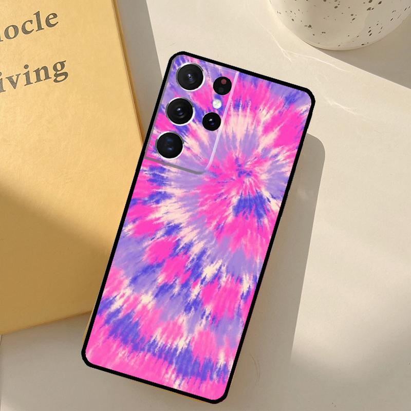 Rainbow Spiral Tie Dye Phone Case For Samsung Galaxy S25 Ultra S20 S21 S22 S23 S24 Plus S9 S10 S25 FE Cover Shell
