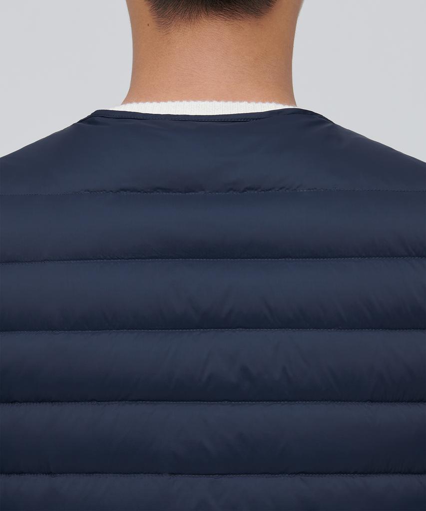 Musinsa Standard V-Neck Light Down Vest [Navy]