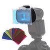 18pcs Camera Gel Filter Kit Transparency Color Film Plastic Sheets Color Correction Filter for Lighting