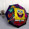 1pc Excited SpongeBob Automatic Opening and Closing Folding - A Good Choice for Gifts, Fashionable and Convenient Umbrella With Cute Cartoon Character