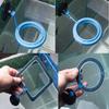Aquarium Fish Portable Feeding Fish Accessories Feeder Station Floating Square Circle with Suction Cup Easy To Feed Accessories