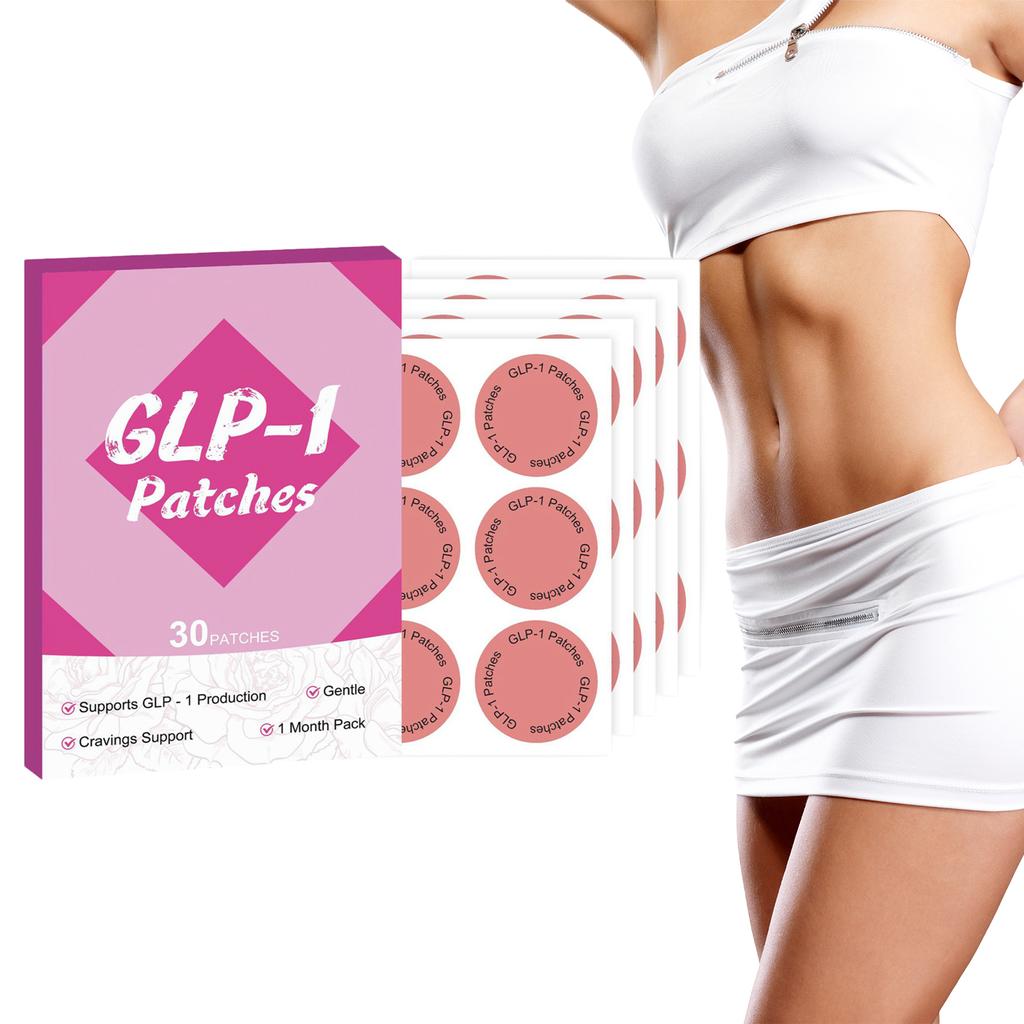 30PCS Body Slimming Patch Natural Extracts GLP-1 Formula Ultra Thin Invisible Weight Management Patch For Women And Men