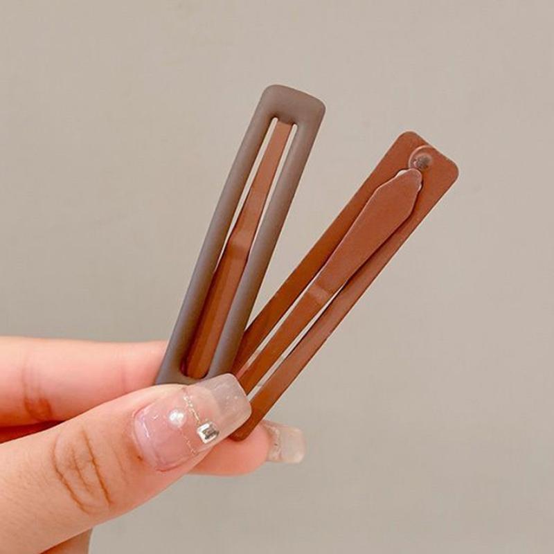6Pcs  Practical Versatile Morandi Color Bb Hairpin Hair Side Clips For Women Girls Hair Accessories