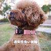 NESTROAD Dog Collar and Lead Night For Medium and Large Suitable for All Comes with For Walking and Easy to Dog Set, Adjustable, Reflective, Small,