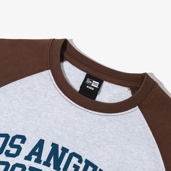 New Era Mlb La Dodgers Arch T shirT heaTher Gray 14443558