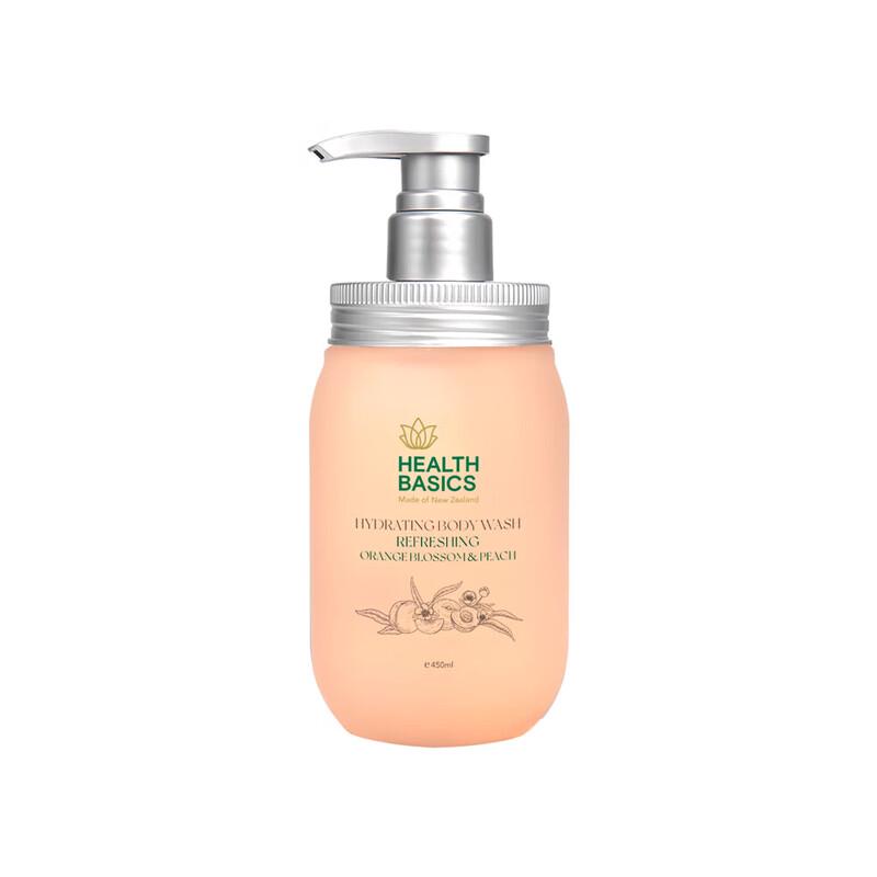 Health Basics Peach & Orange Blossom Revitalizing Shower Gel