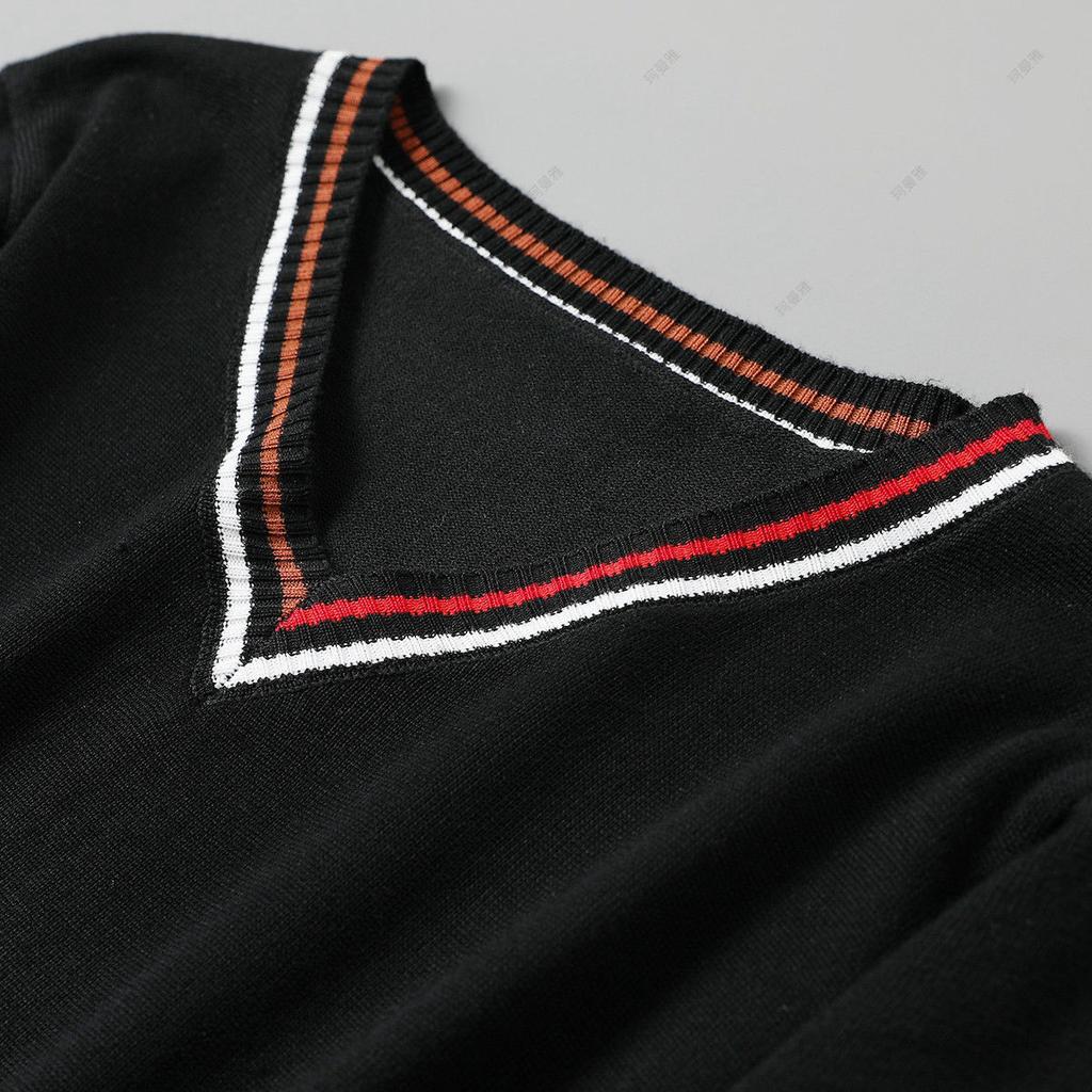 Spring and Autumn Women's Knitwear Long-sleeved Top Loose Thin Bottoming Shirt Tide