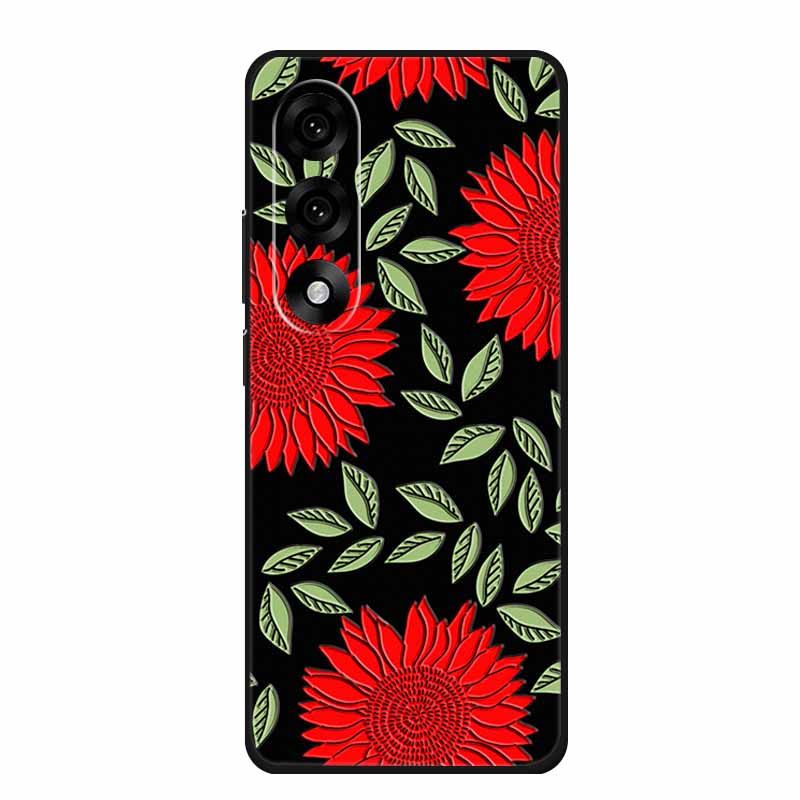 3D Emboss Case For OnePlus Nord 5 Phone Case Flowers Silicone Soft Back Cover Coque For OnePlus Ace 5 Ultra Nord 5 Case Funda