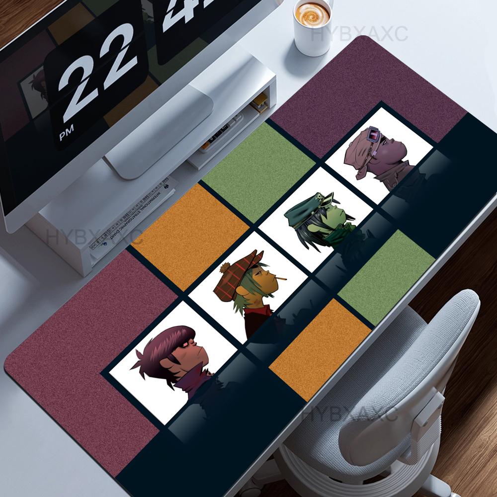 Rock Gorillaz Demon Days Mouse Pad Gaming Accessories Protector Office Laptop Gamer Cabinet Non Slip