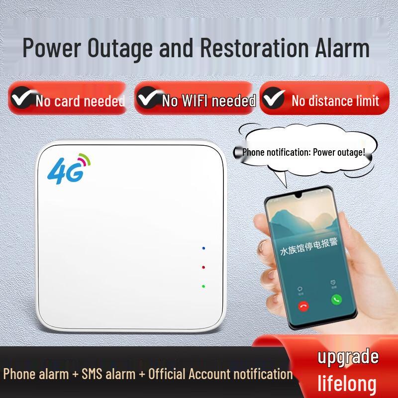 Huilit 4G Power Outage Alarm with SMS/Call Notification