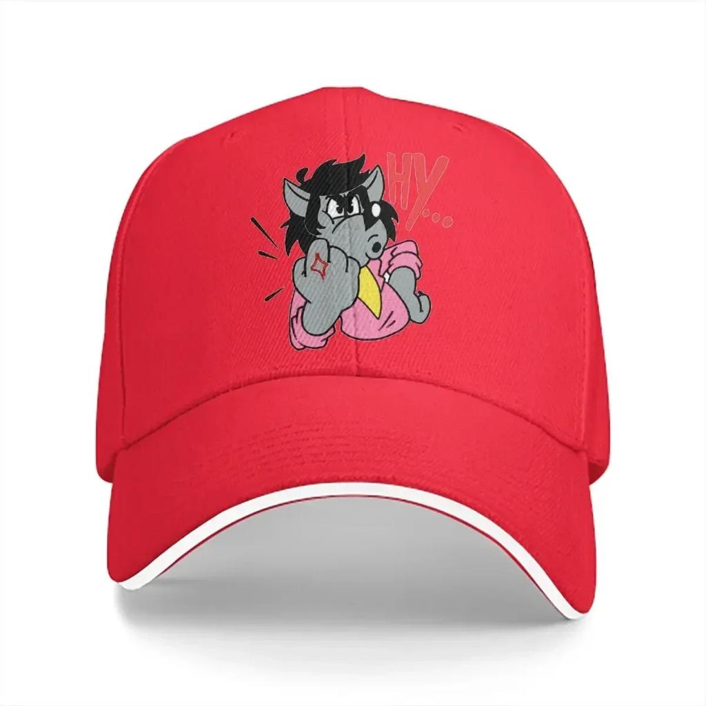 Summer Cap Sun Visor Fighting Hip Hop Caps Nu Pogodi Hare Wolf Anime Peaked Hats
