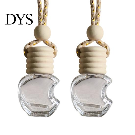 Car Air Freshener Ornament Perfume Bottle Pendant, Creative Hanging Diffuser Customizable Scent for Vehicle, Portable Essential Oil Holder,