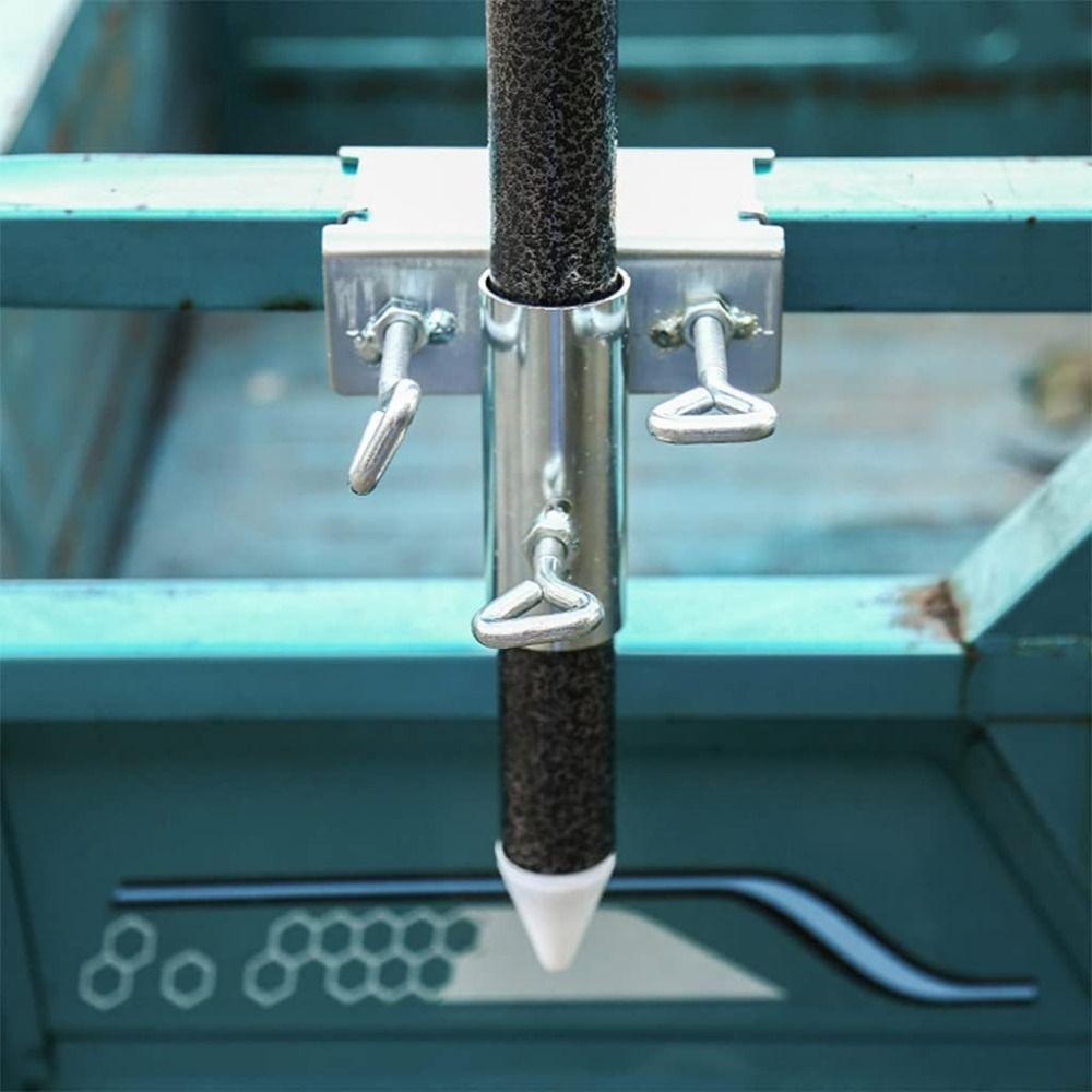 Water-proof Patio Umbrella Holder Anti-rust Deck Umbrella Mount Umbrella Stands  Food Carts