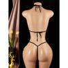 Sexy Spitze Schwarz Verführerisches Dessous-Set für Damen Romantische Nachtwäsche Valentinstagsgeschenk Schlafzimmer-Outfit