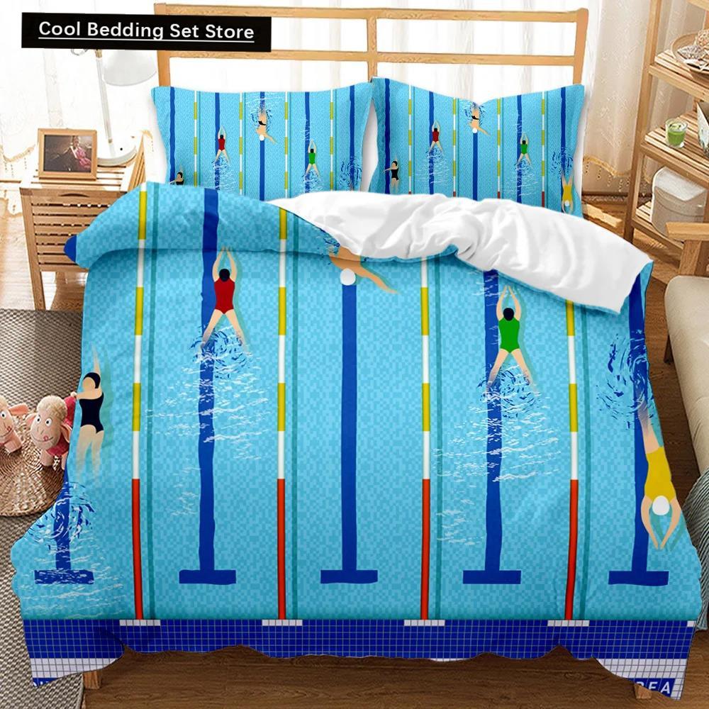 Set Copripiumino Sportivo Tecniche di Difesa Taekwondo Pratica Sportiva Biancheria da Letto Aikido Karate Judo Queen King Copripiumino in Poliestere