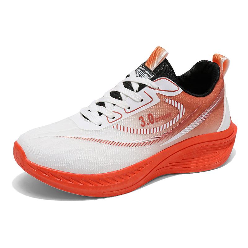 Men's Korean Breathable Light Casual Sneakers Four Seasons Outdoor Soft-sole Running Shoes Student Shock-absorbing Sports Shoes