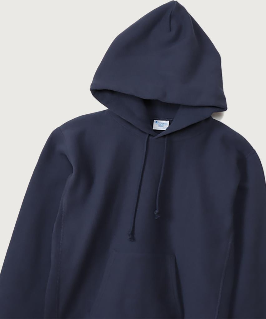 Reverse Weave Blu-Tack Regular Fit Fleece-Lined Hoodie Dark Navy